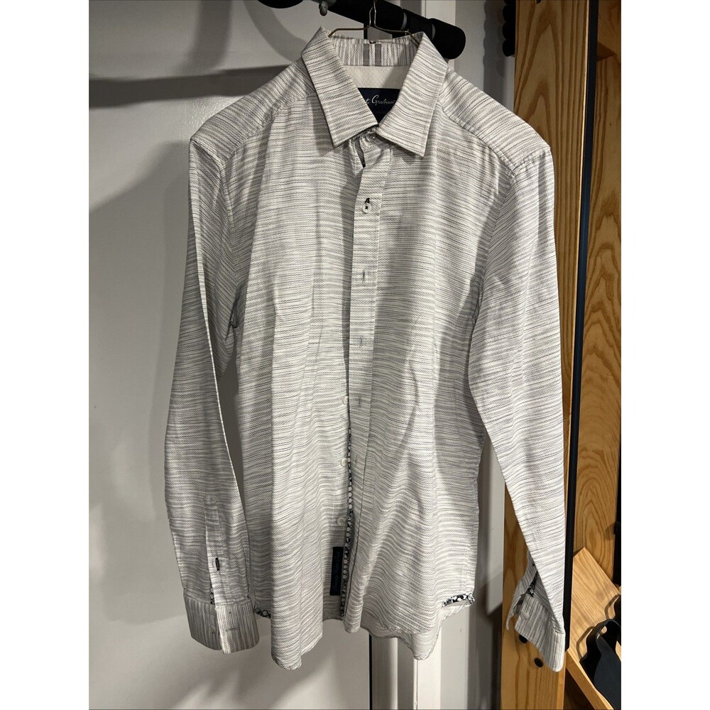 Robert Graham Modern Americana Tailored Fit Men’s Button Down Size S Cotton